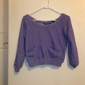 Purple sweatshirt